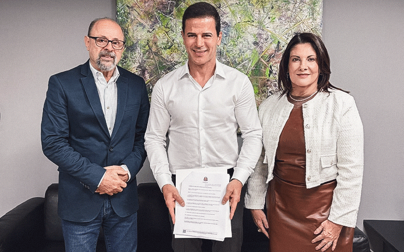 Dr. Wilson Chediek, Dep. Rogério Nogueira e Dra Silvia Cervo Martinez